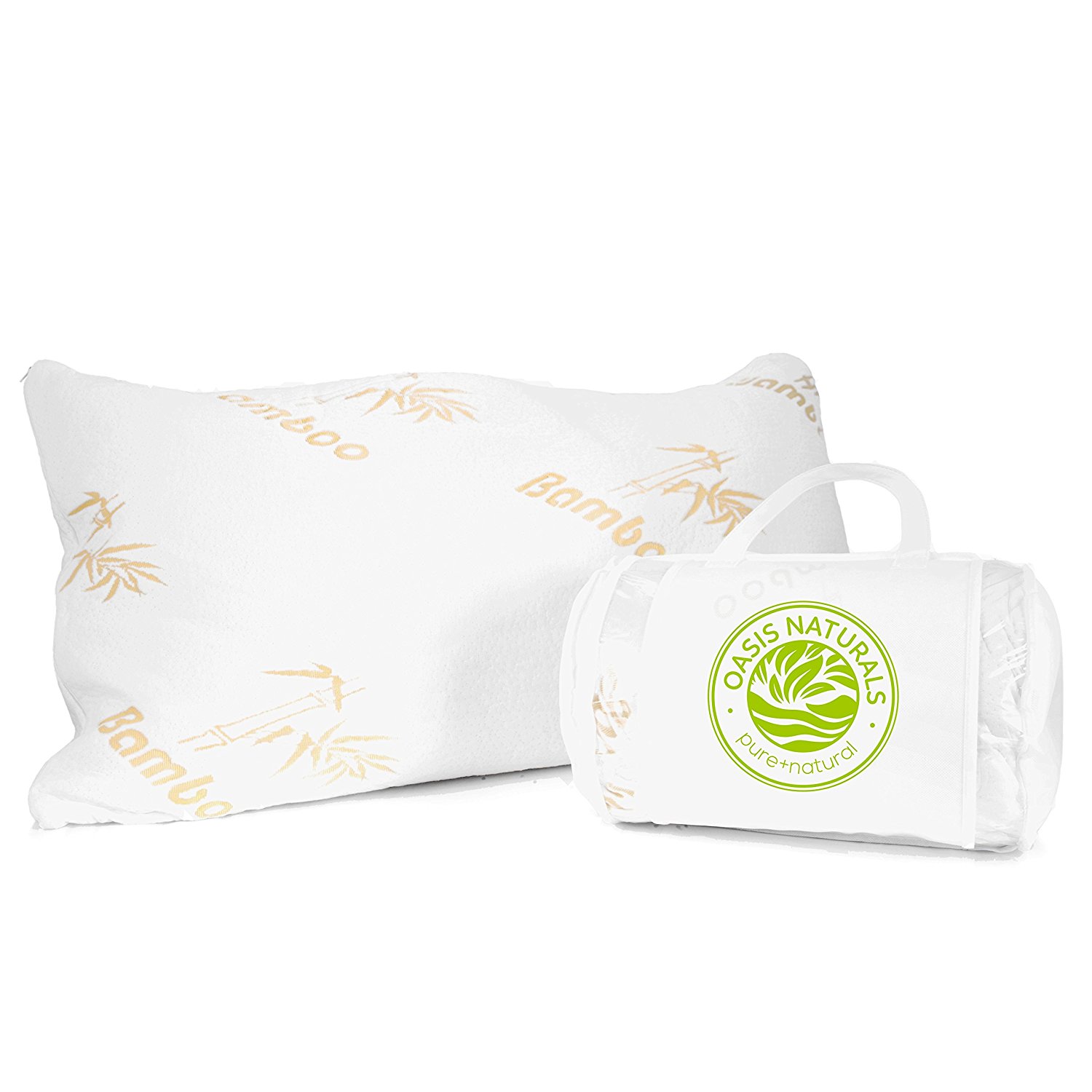 Premium Bamboo Memory Foam Pillow 